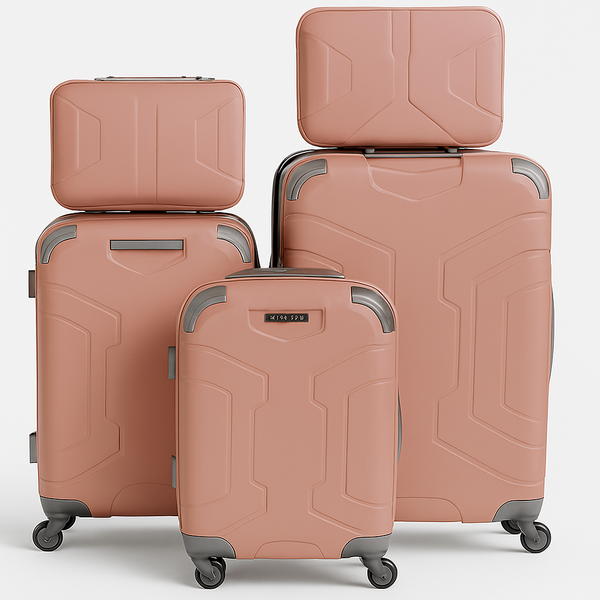 Double Handle Hard Shell 5Pieces Travel (Luggage)Suitcase Set