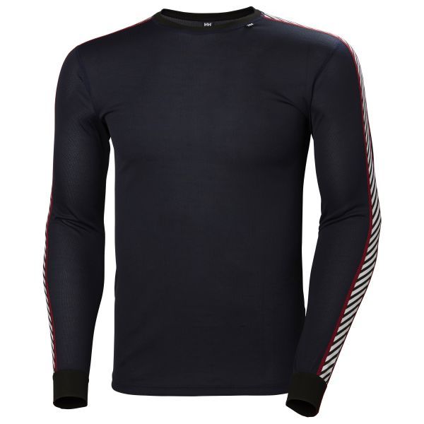 Helly Hansen Mens HH Lifa Stripe Crew - Navy