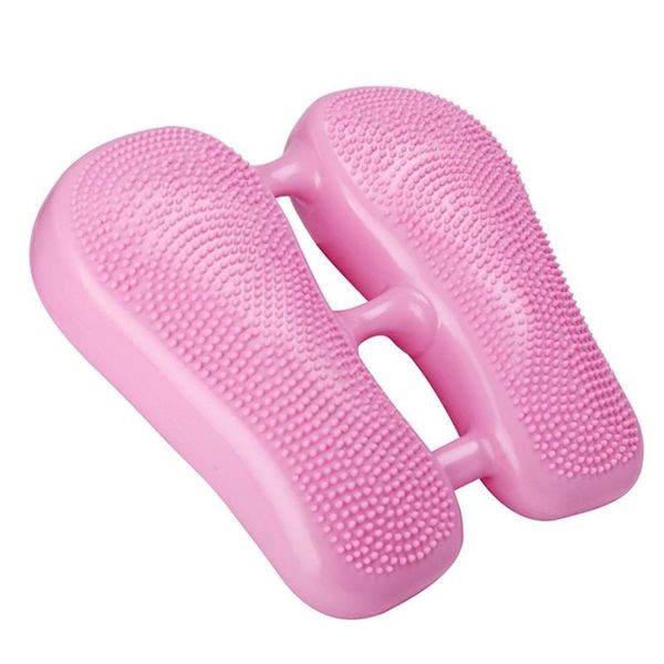 Multifunctional Compact Inflatable Fitness Non-Slip Balance Stepper - Pink