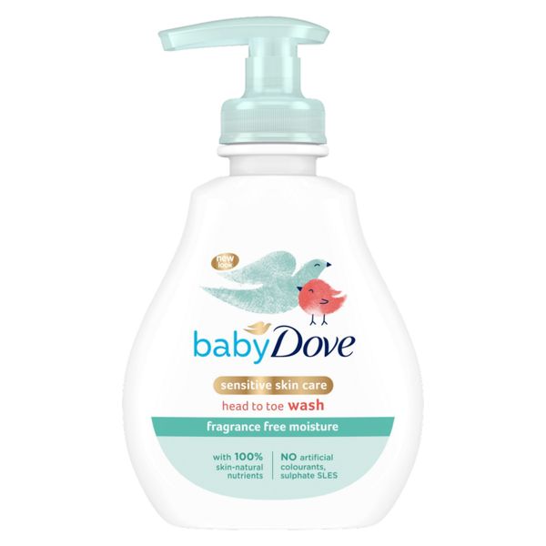 Baby Dove Sensitive Body Wash - 6 x 200ml