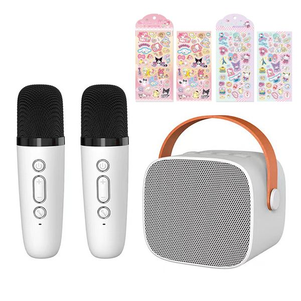 Karaoke Machine For Children And Adults With 2 Microphones - Blue