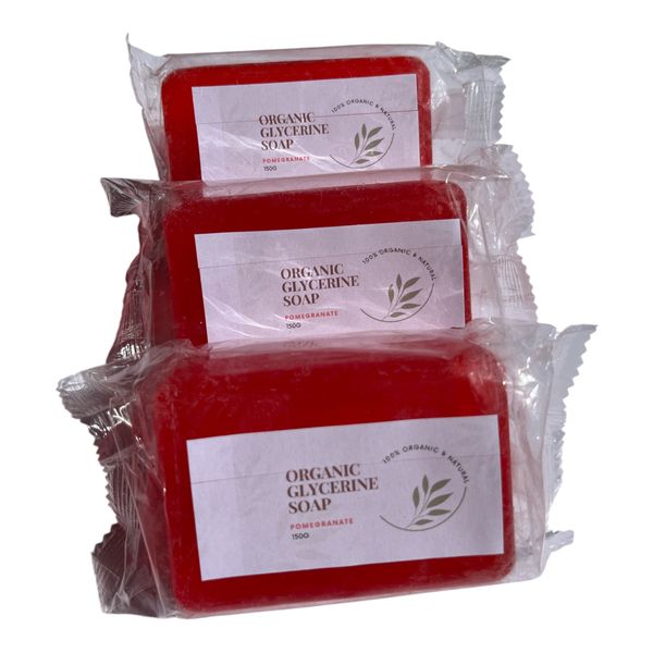 Organic Pomegrenate Glycerine Bar Soap