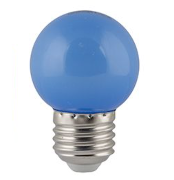 5 Pack - 2w Coloured E27 Light Bulbs