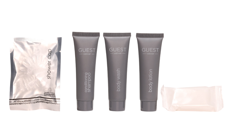 Hospitality Toiletries and Room Amenities - Guest Vetiver Collection