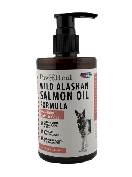 Paw &amp; Heal - Wild Alaskan Salmon Fish Oil Formula For Dogs - 240ml