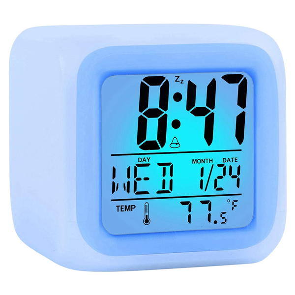 Clock Digital Travel For Bedroom Boy Girl Small Desk Bedside Clocks