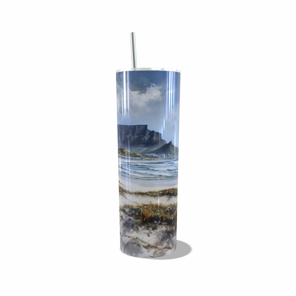 0.6 L Double Wall Travel Tumbler with Table Mountain