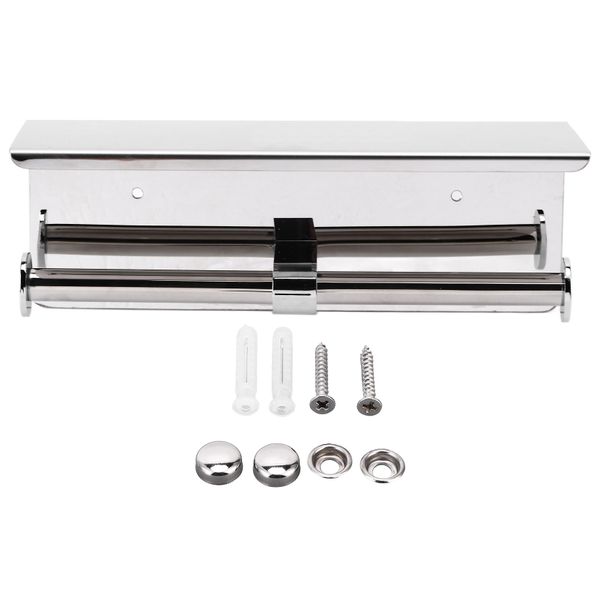 Dual End 304 Stainless Toilet Roll Holder
