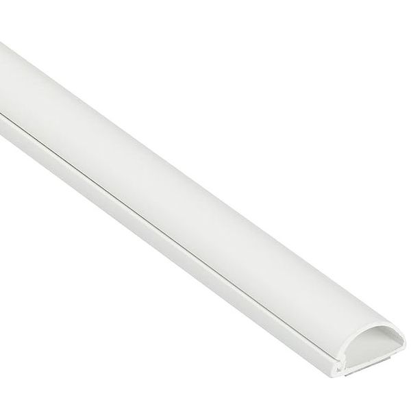 D-Line Half Round Micro Cable Trunking / ducting 20mm x 10mm x 2m: BLACK