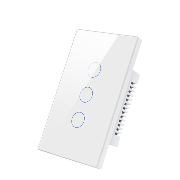 3 Gang Smart WIFI light Switch (No Neutral Wire Required)