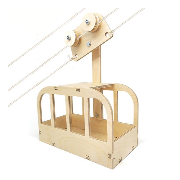 Wooden Toy Cable Car Kit