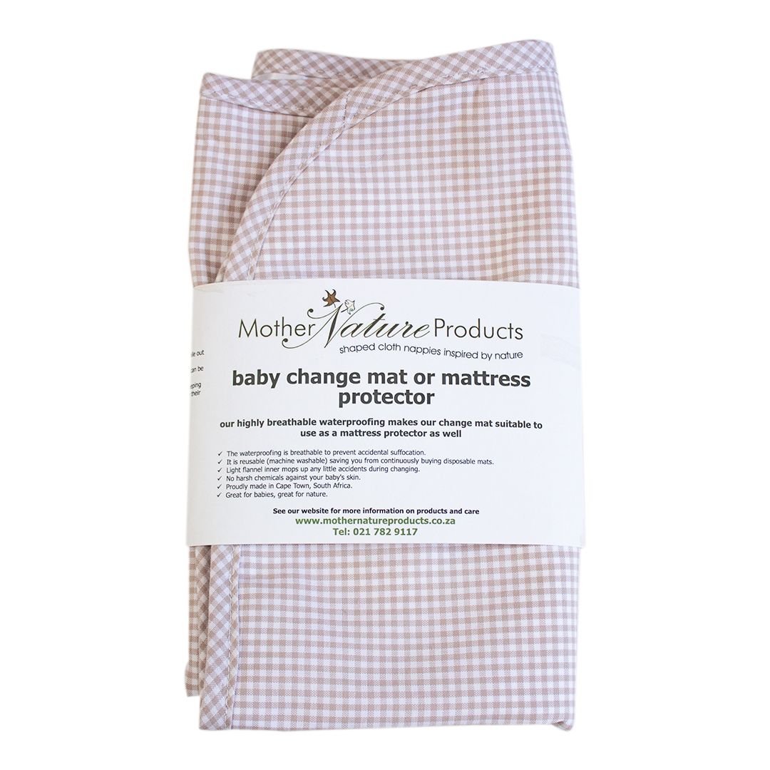 Change Mat or Mattress Protector (Reusable) Gingham Check Shop Today