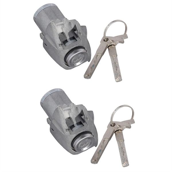 Car Front Left Door Lock Cylinder with Keys Compatible with Mercedes-Benz