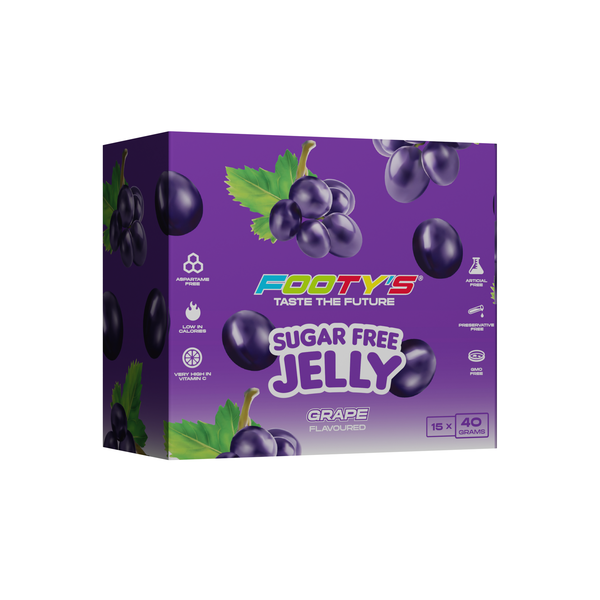 Footy's Grape Sugar Free Jelly 40g x 15