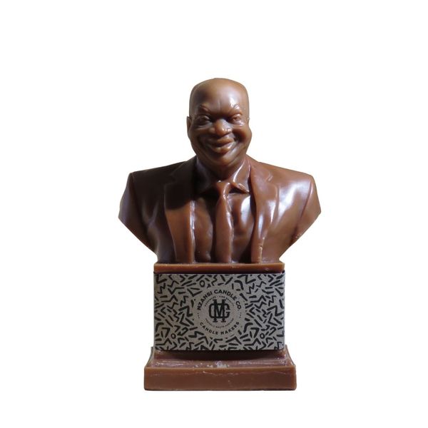Mzansi Candle Co. uBaba Zuma `Brown Candle, Large ,21cm, 1000 Grams