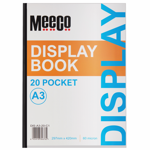 Meeco - A3 Economy Display Book - 20 Pockets