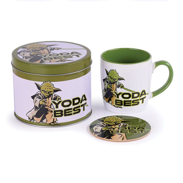 Star Wars - Yoda Best Mug &amp; Coaster In Tin