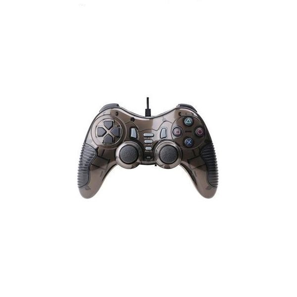 Dual Vibration USB Wired Gaming Gamepad Controller WHITE CN2021