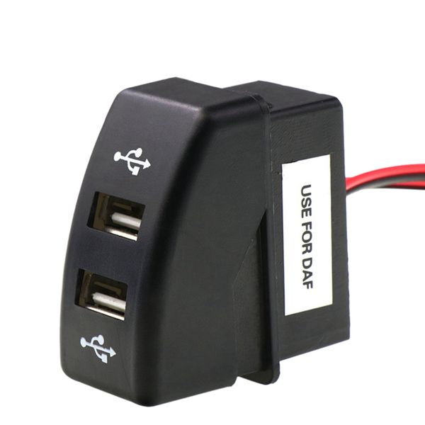 Car Dual USB Charger 5V 2.1A for DAF Truck DAF 95 XF XF 106 105 95 CF