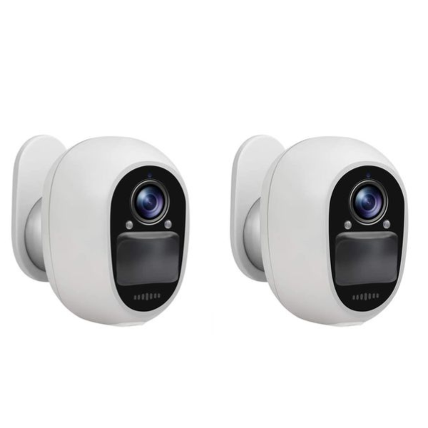 set of 2 - Waterproof Outdoor Camera with Magnetic Holder