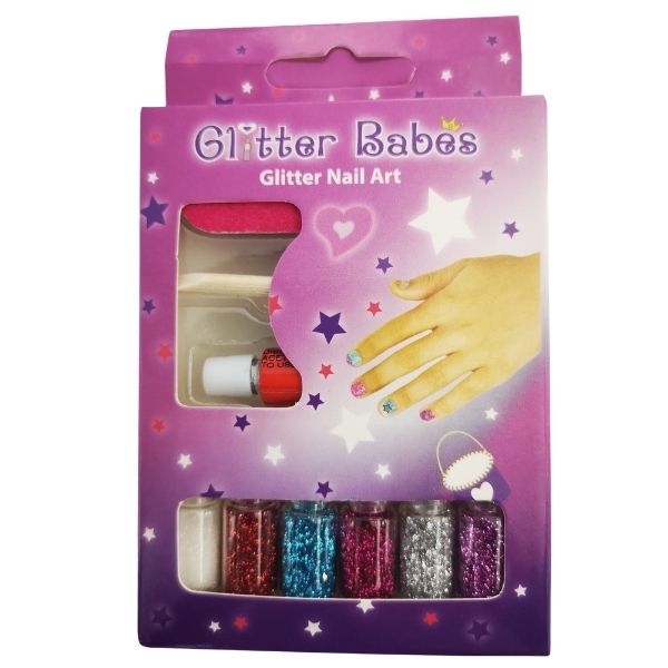 SourceDirect - Glitter Nail Art - (9 Piece)