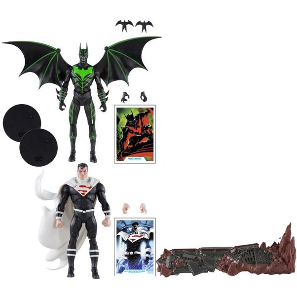 DC Collector 7-Inch Batman Beyond Vs JL Superman Figure - 2 Pack