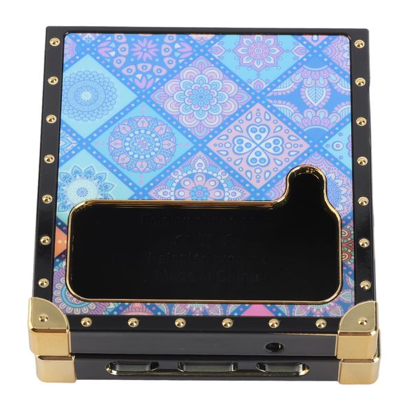 Luxury Colorful Foldable TPU PC Anti - Slip Phone Case with Lanyard for Z FLIP 4