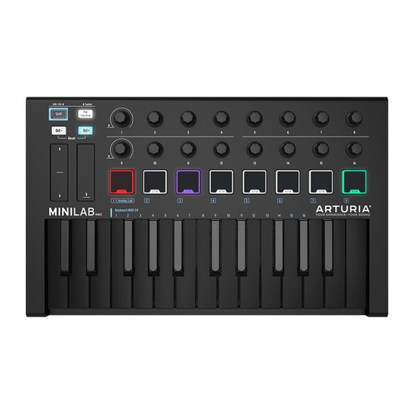 Arturia MiniLab Mk II Midi Keyboard Controller – Black