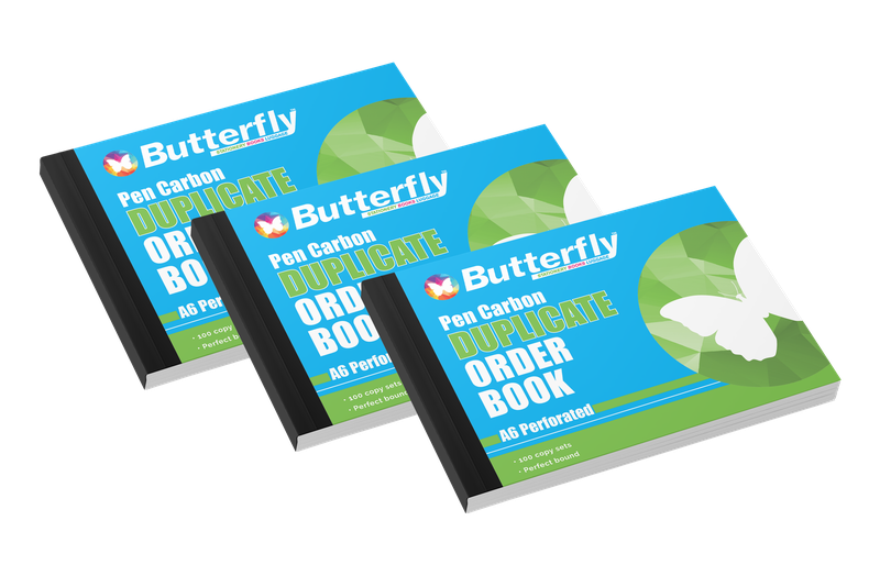A6 Pen Carbon Duplicate Order Book (100 Copy) X3