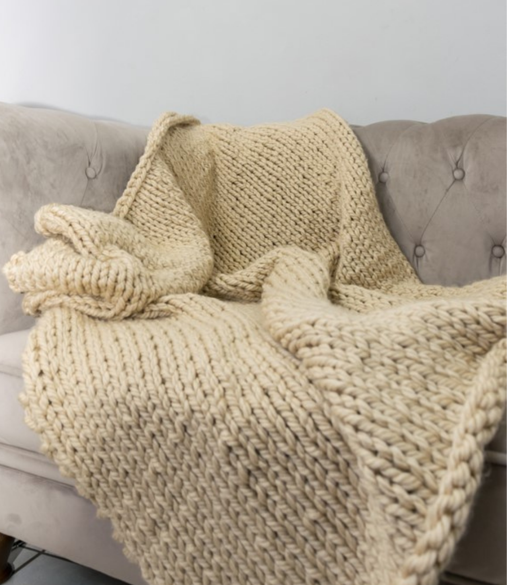 4 Seasons Chunky Knit Throw Blankets | Buy Online in South Africa ...