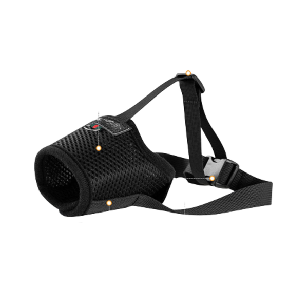 Dog Muzzle Adjustable Pet Breathable Muzzle Anti-Biting Barking Mouth Cover