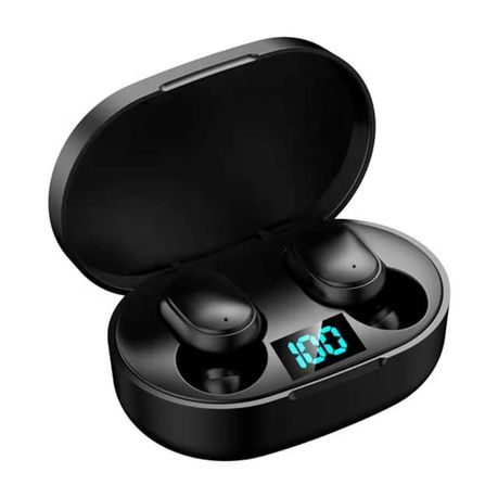 True Wireless earphones Earbuds LED Display Black colour Shop