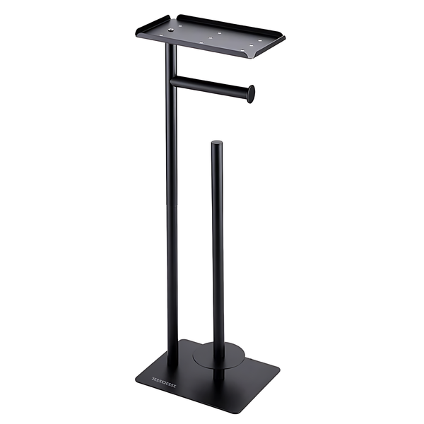 JESSEJESSE Toilet Paper Holder,Toilet Roll Holders Metal Top Frame Bathroom