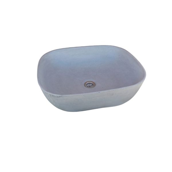 Aquadite Grey Bespoke Concrete Bathroom Basin/Sink 50x40x15.5cm