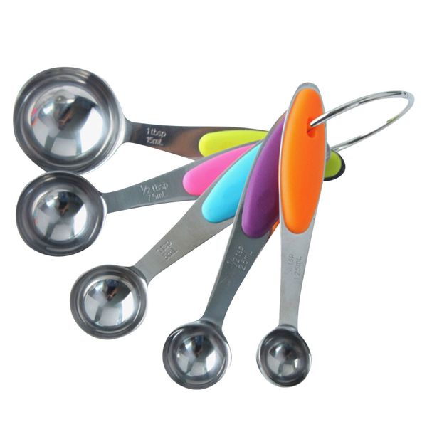 5 Stainless Steel Measuring Spoons- SD