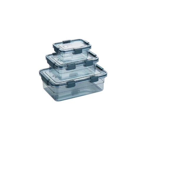 Ten-tech Multi-Lock Design Lunch Box Set of 3