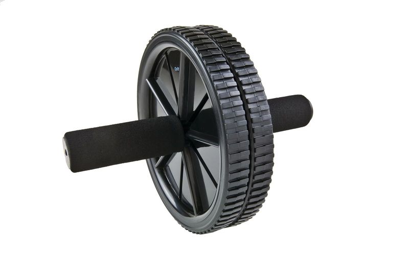 GoFit Dual Exercise Ab Wheel with Foam Padded Handles