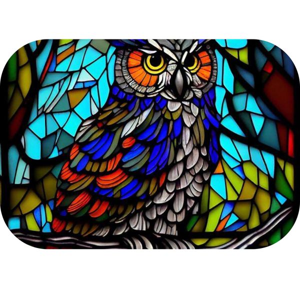 3D Owl Printed Mouse Pad
