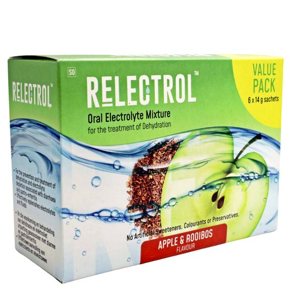 Relectrol - Electrolyte Mixture Apple &amp; Rooibos 14g x 6 Sachets