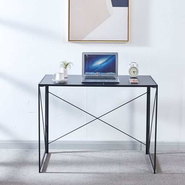 Game Table, Computer Desk, Modern Home Work Desk with Storage Rack