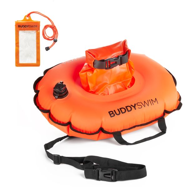 BuddySwim Hydrastation Buoy - Orange