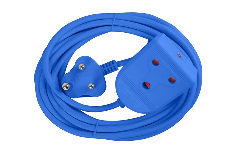 Electricmate 10 Amp Extension Lead 5m Blue