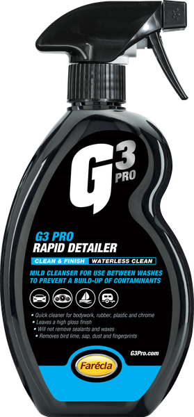 Farecla G3 Pro Rapid Detailer Waterless Cleaner Quick Car Clean Detailer