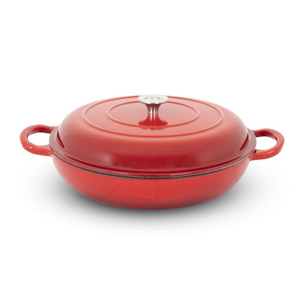 Megamaster Enamel Series Braai Pan with Lid