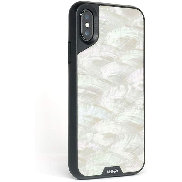 Mous Limitless 2.0 Case Sea Shell Compatible with iPhone X Screen Protector