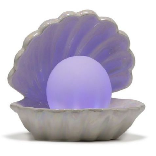LED Colour Changing Clam Shell Lamp