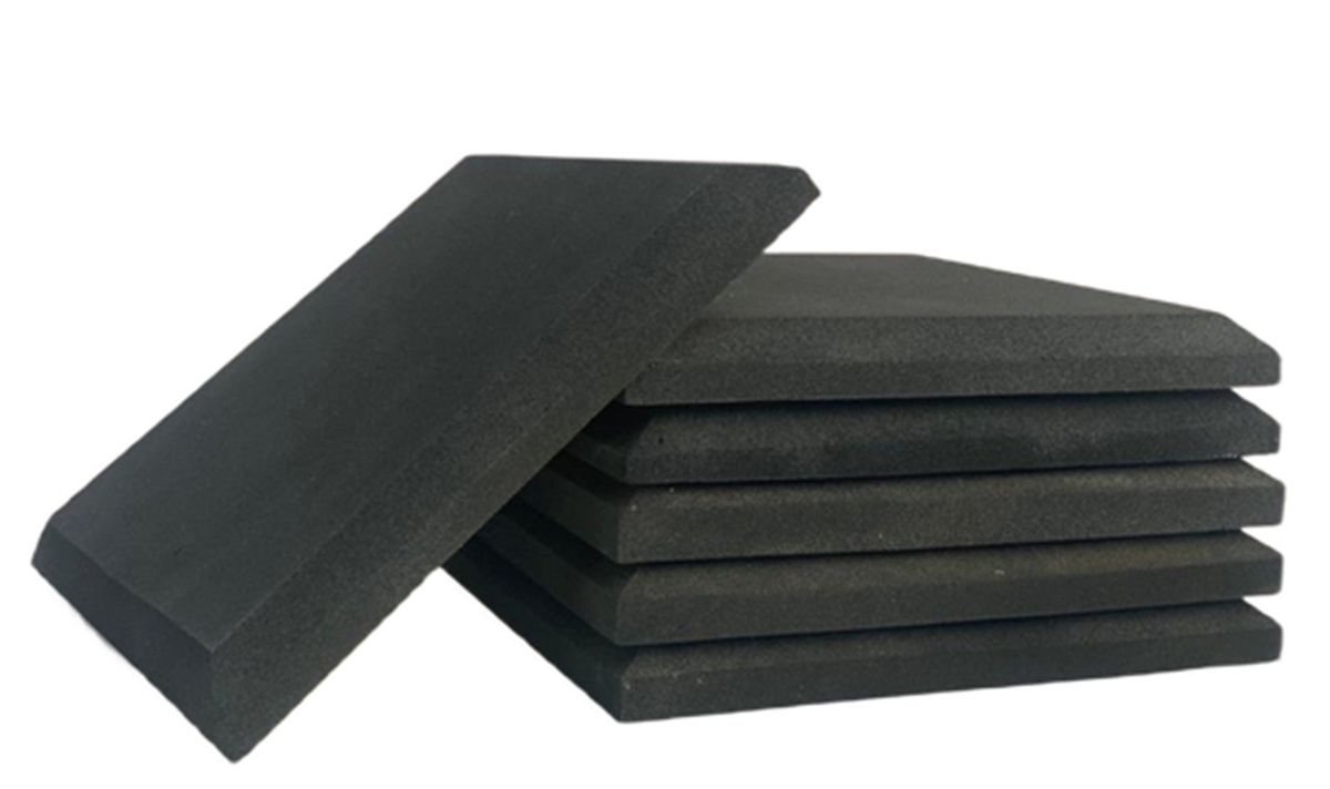 Acoustic Sound Panels - BEVELLED - BLACK (Pack of 6) | Shop Today. Get ...