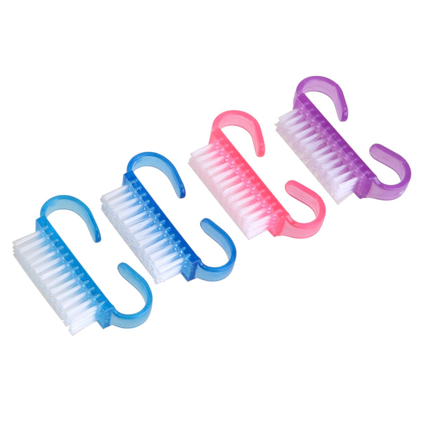 4 Pieces Nail Scrubbing Brushes