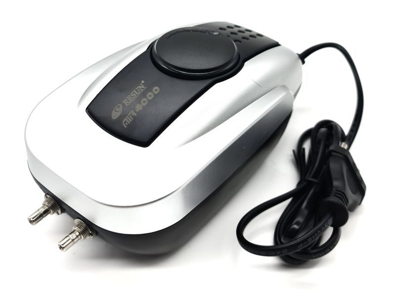 Resun Surpass AIR-4000 Aquarium Air Pump - 4W (6L/Min Dual Outlet)