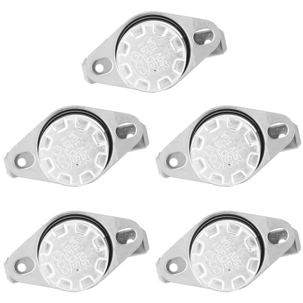 KSD301 Temperature Control Thermostat NO 60 250V10A 5 Pcs for Appliance